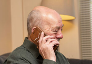 Framework resident making a phone call